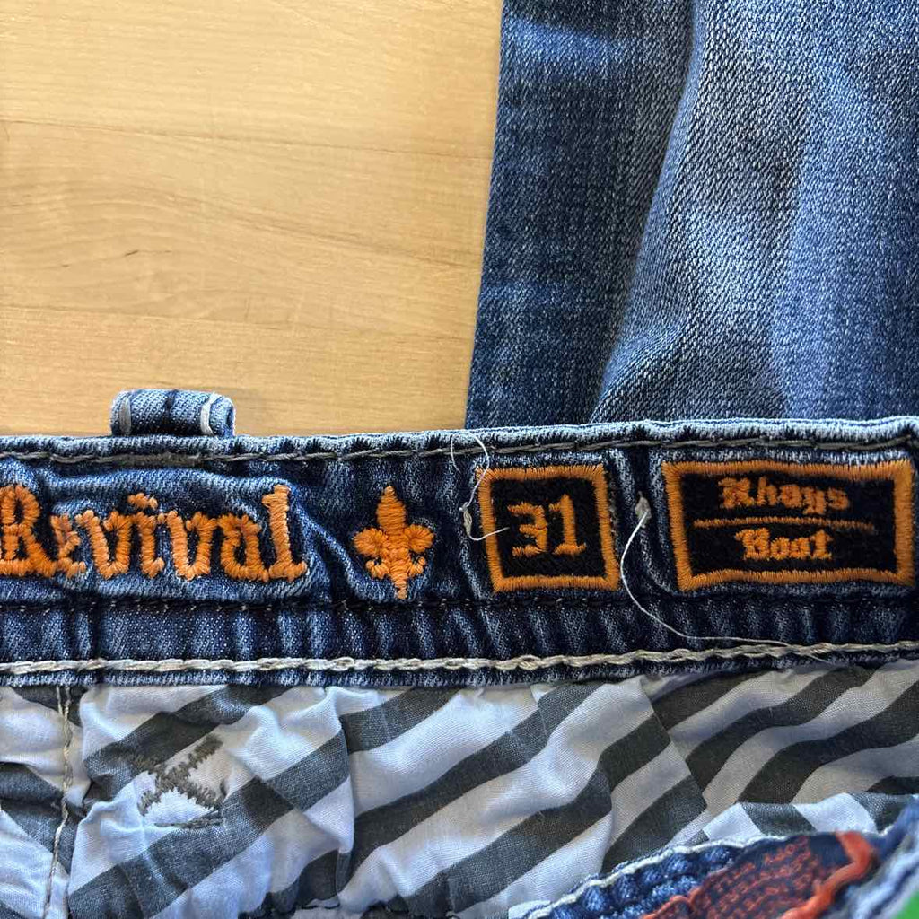 Rock Revival Size 31 Blue MENS Pants