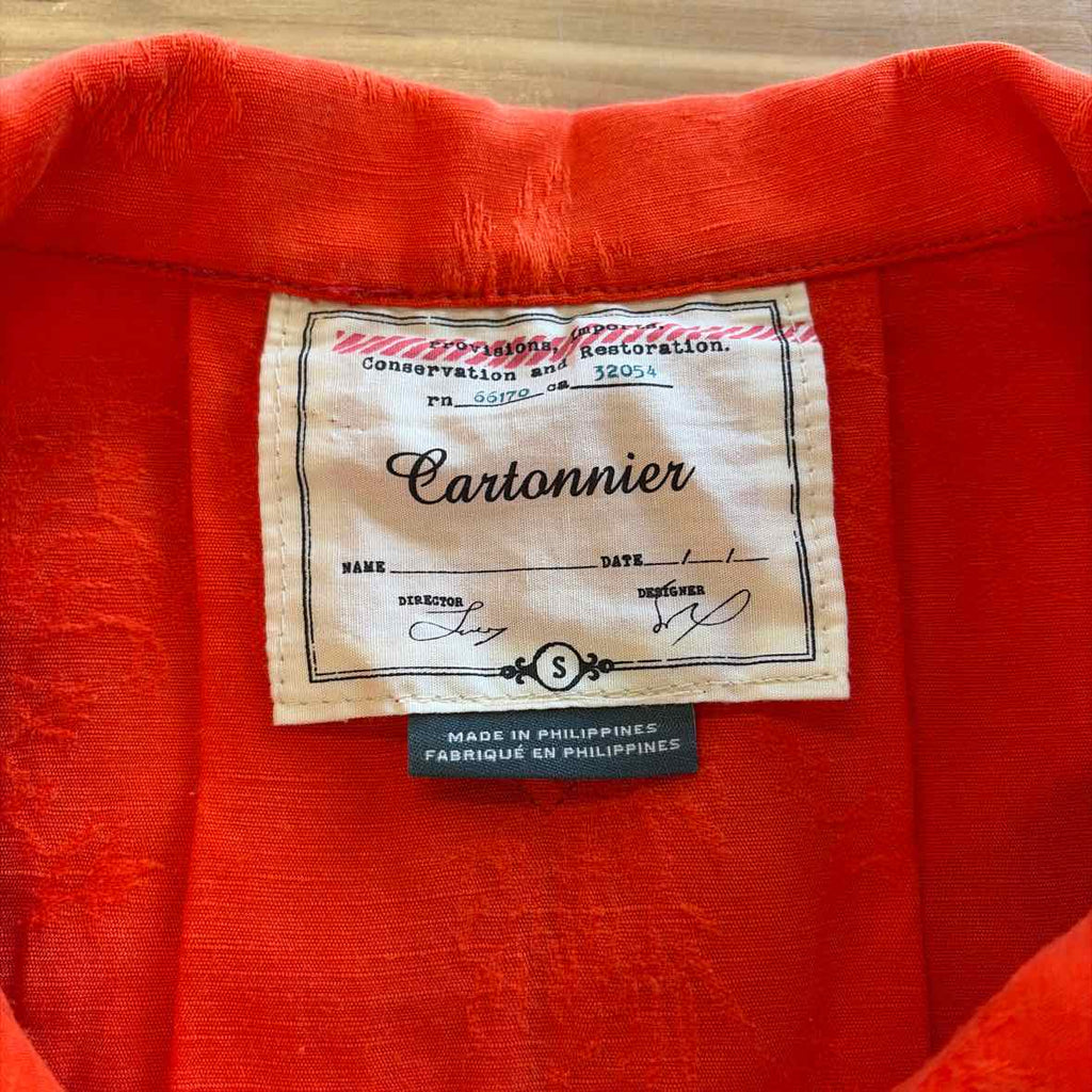 Cartonnier Size S Orange Preloved Jacket