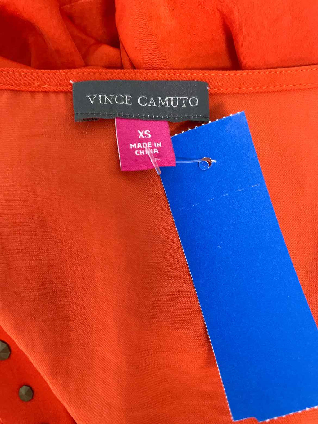 Vince Camuto Size XS Orange Blouse
