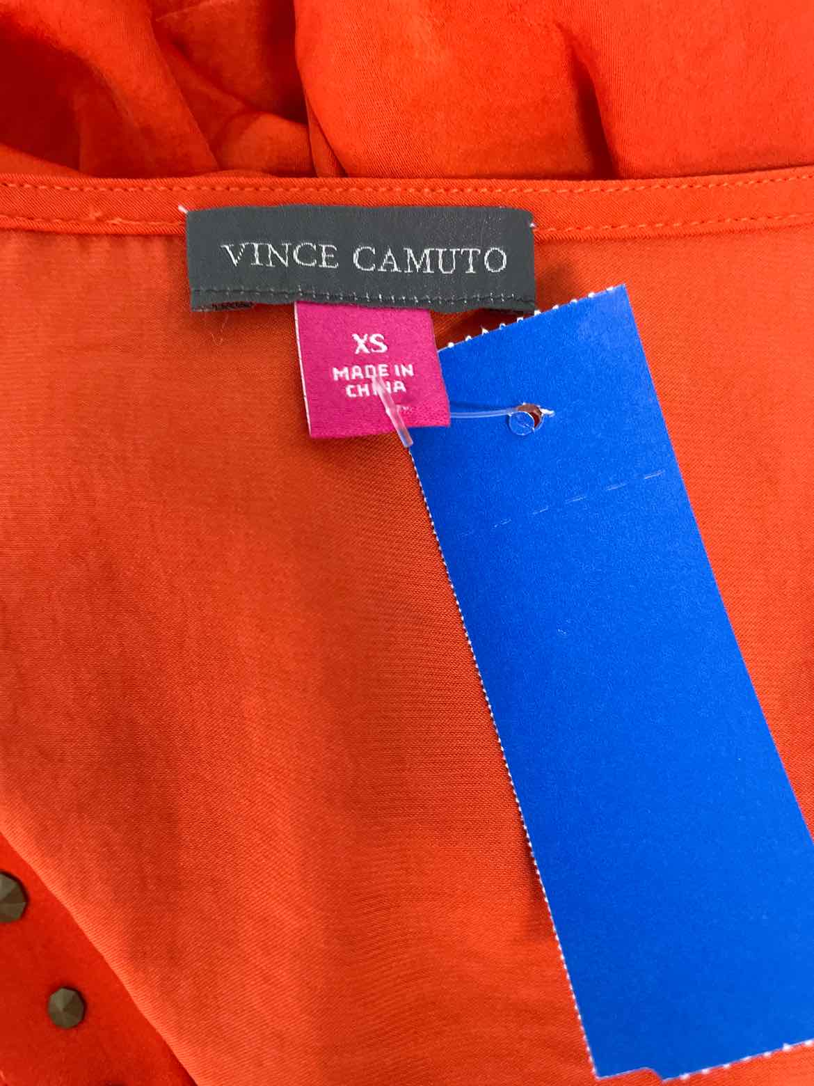 Vince Camuto Size XS Orange Blouse