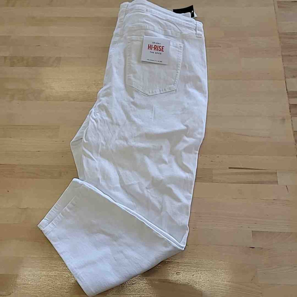 Celebrity pink Size 22 White Jeans  Skinny High Rise The Spice NWT