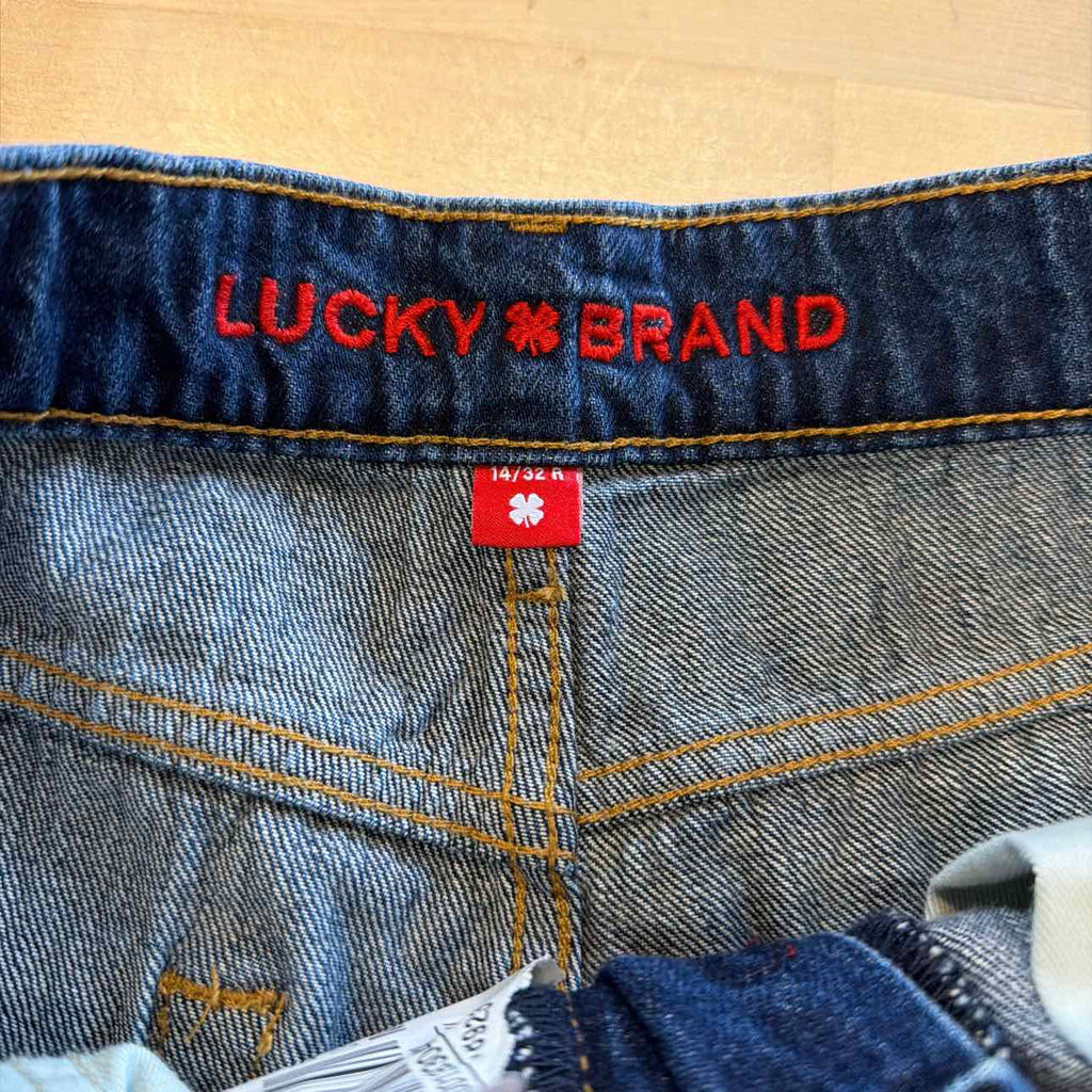 Lucky Brand Women's High-Rise Barrel-Leg Jeans - Obsidian Blue