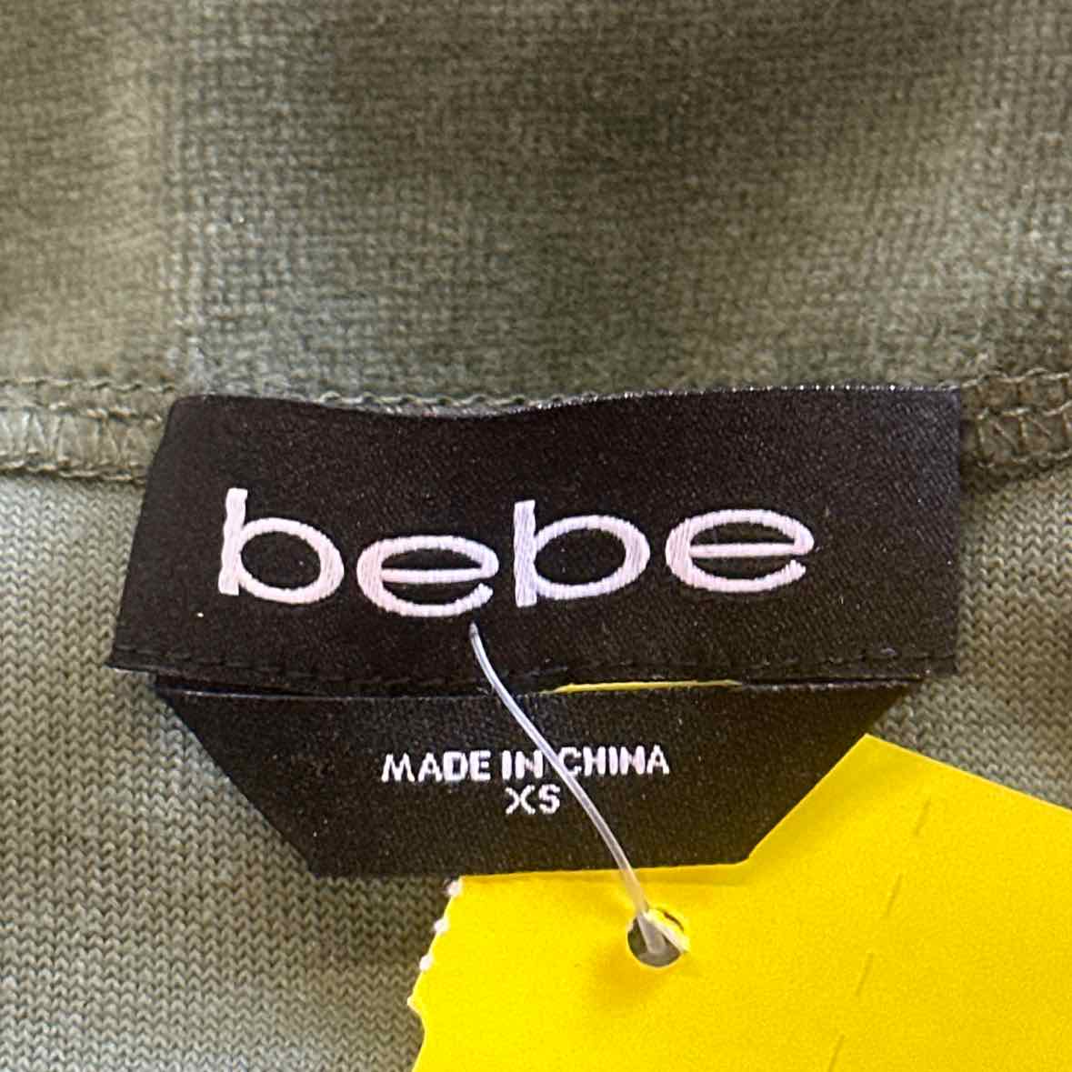 Bebe Size XS Green Sweater