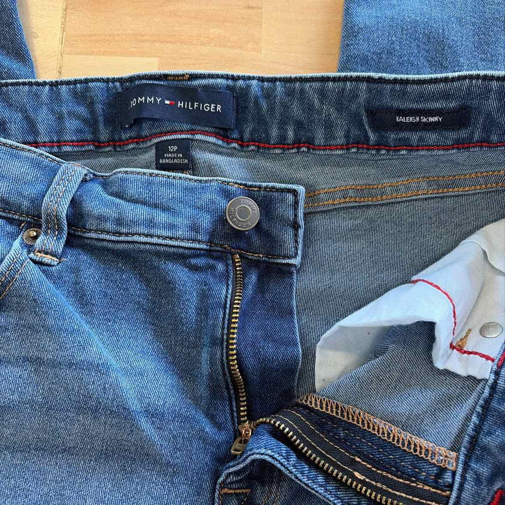 Tommy Hilfiger Size 12P Blue Denim Preloved Jeans
