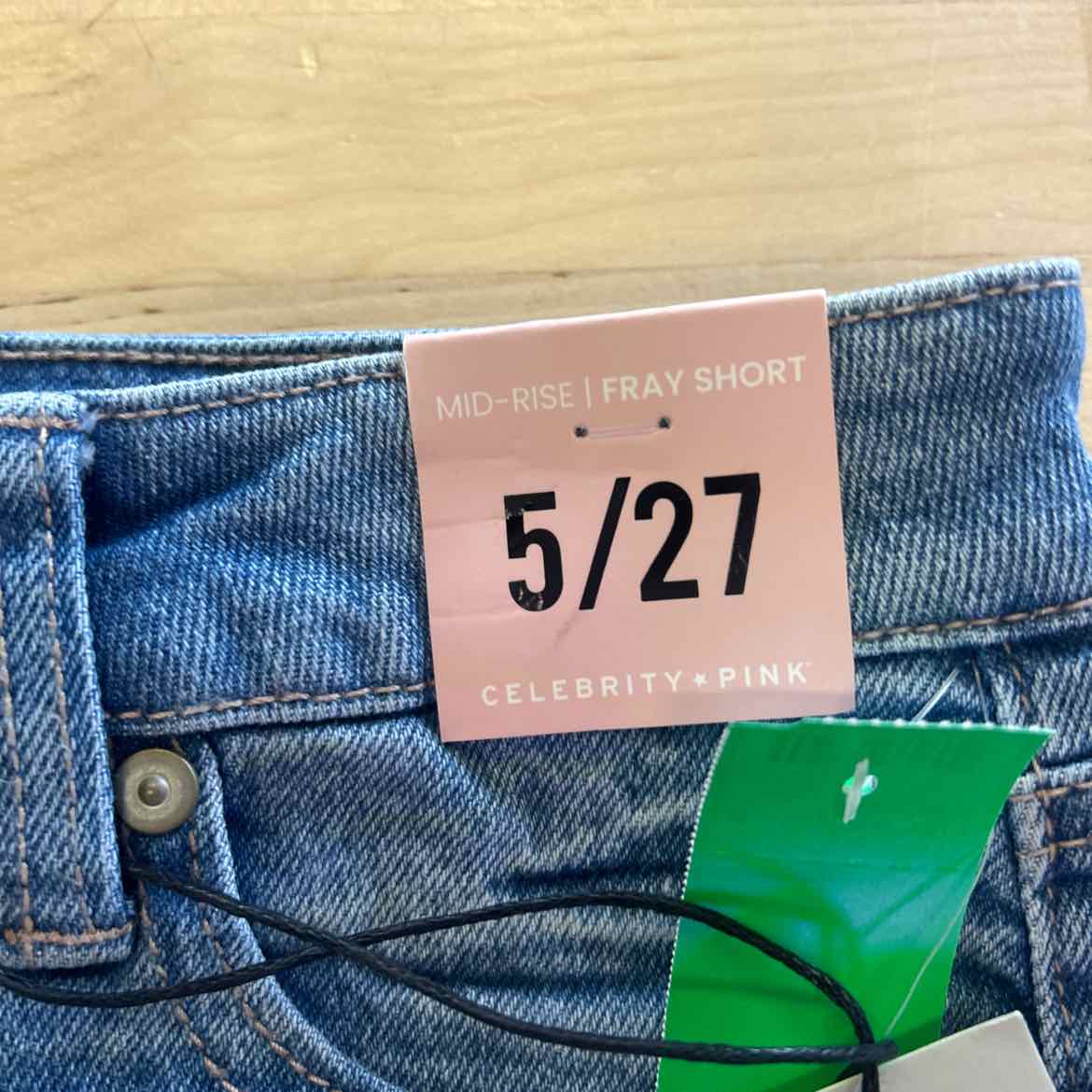 Celebrity Pink Juniors' Mid-Rise Fringe-Cuff Shorts - Temecula - 5