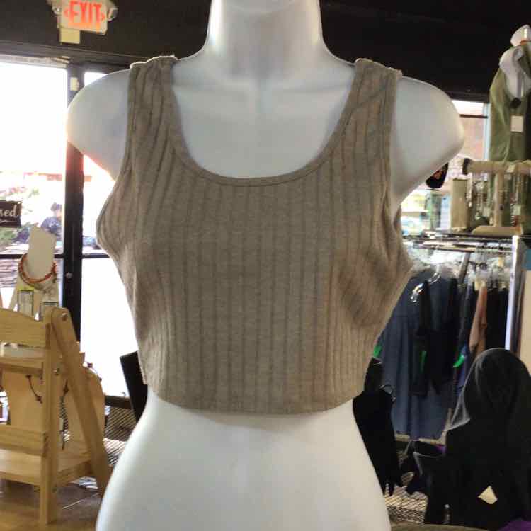 Forever 21 Size M Grey Preloved Tank