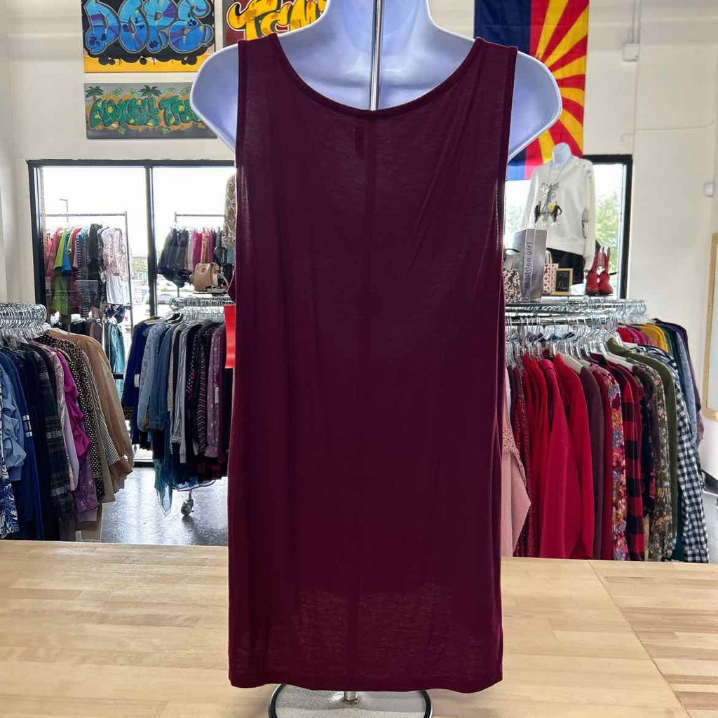 Maurices Size XXL Burgundy Preloved Tank