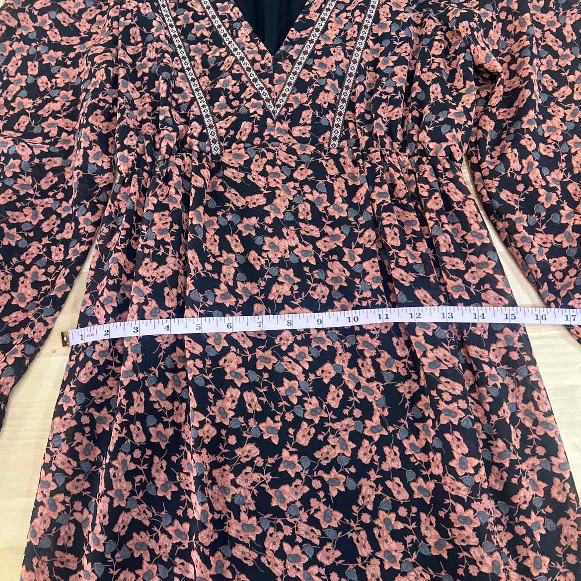 RusttyDustty Size S Black Red Preloved Dress