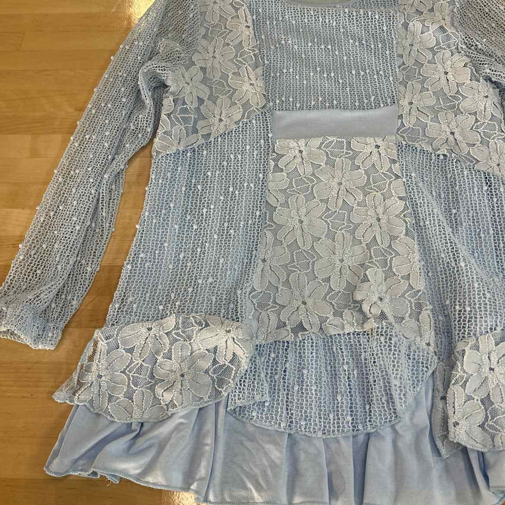Indigo Soul Size M Blue Preloved Blouse LS