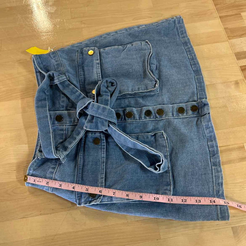 Fashion Nova Size XS Blue Preloved Skirt