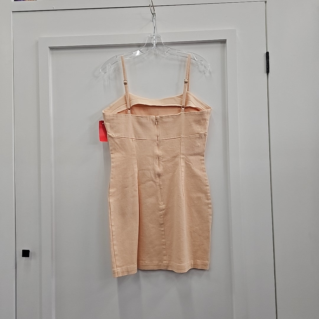 Avec Les Filles Womens Solid Bodycon Dress
