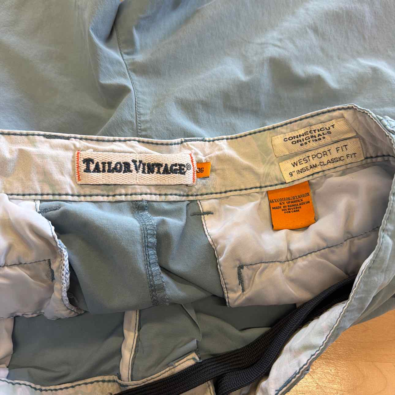 Taylor Men's Size 36 Blue MENS Shorts