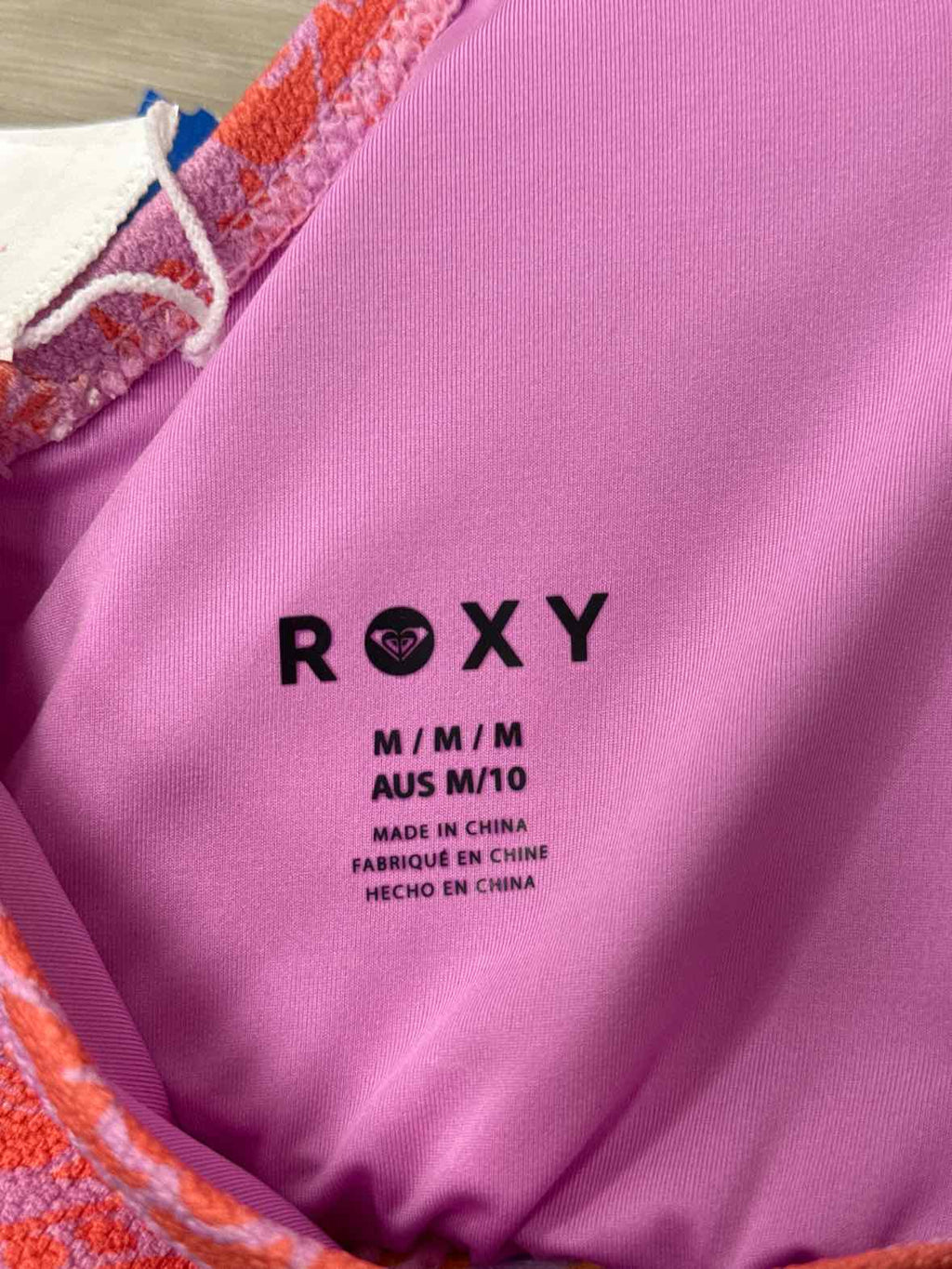Roxy Size M Tapestry Patchwork Convertible Bralette
