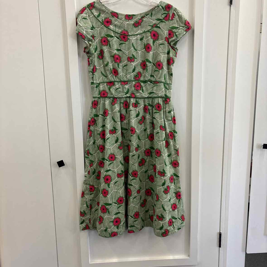 Seasalt Size 10 Green Dress