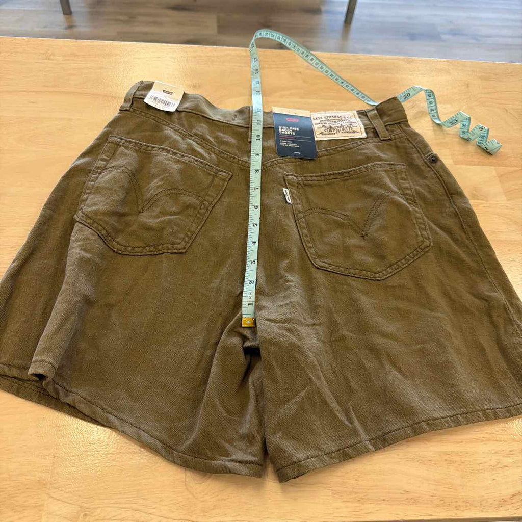 Levi's Women Size 28 Green New Shorts