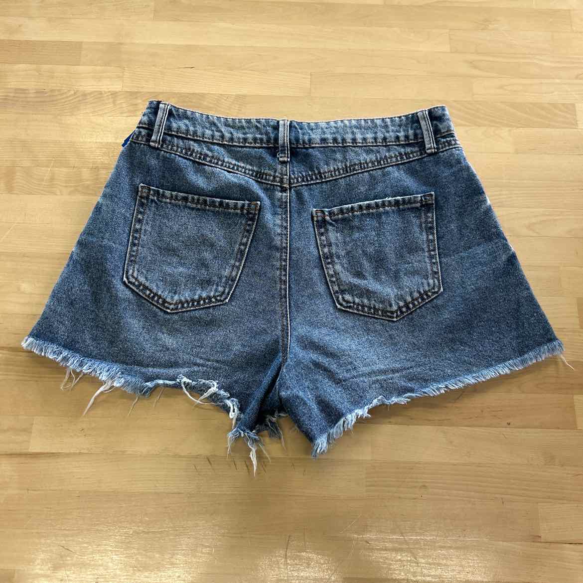 Rewash Women Size 7 Blue Denim Preloved Shorts