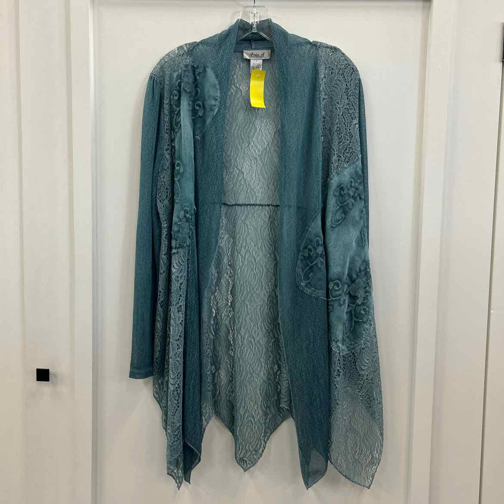 Ania A Size L Blue Duster