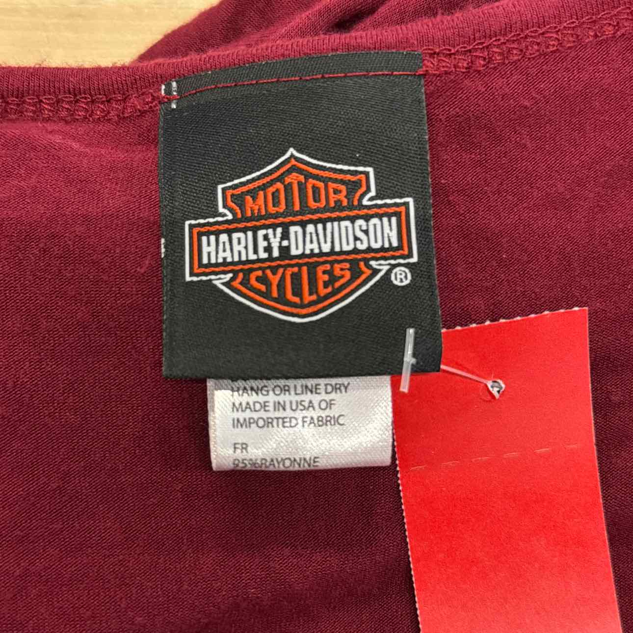 Harley Davidson Red Shawl L/XL