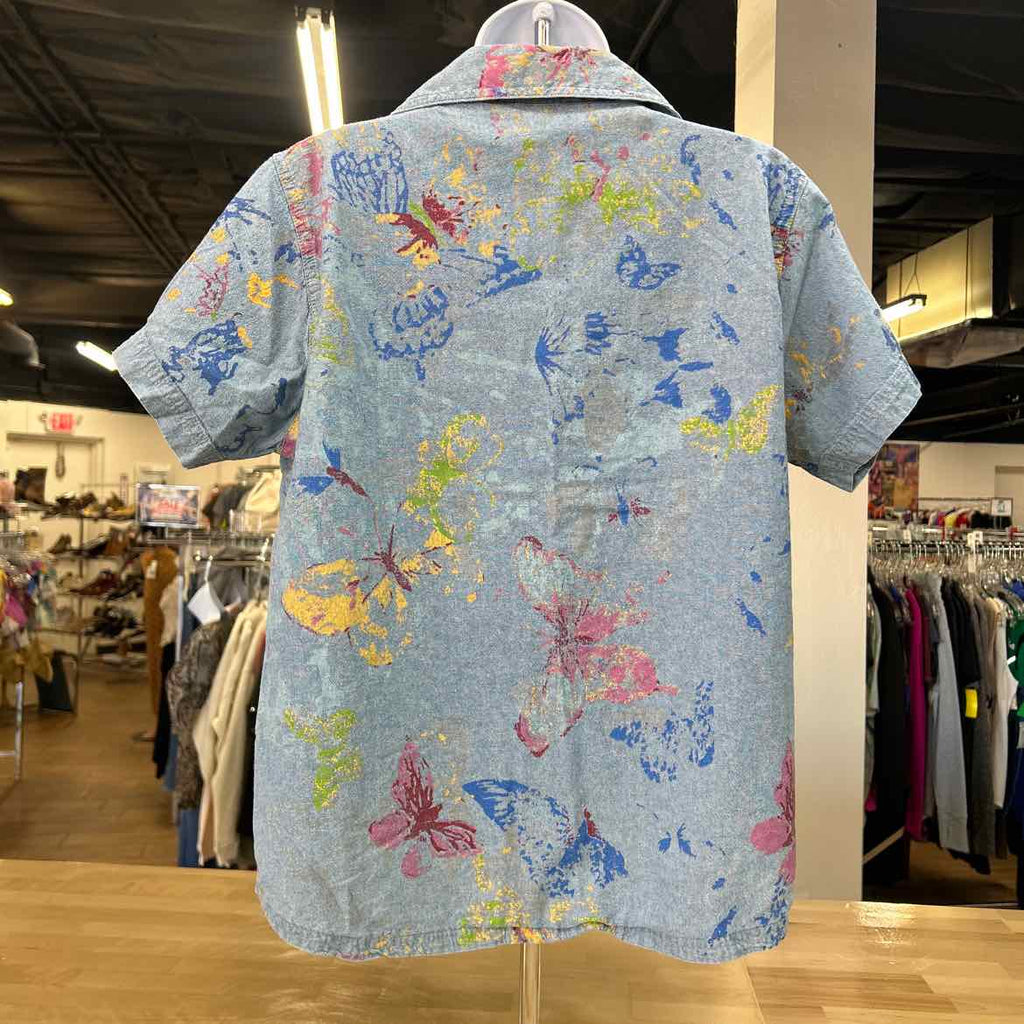 Kenneth Cole Size PL Blue Preloved Button Down SS