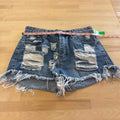 Boohoo Women Size 6 Blue Denim Preloved Shorts