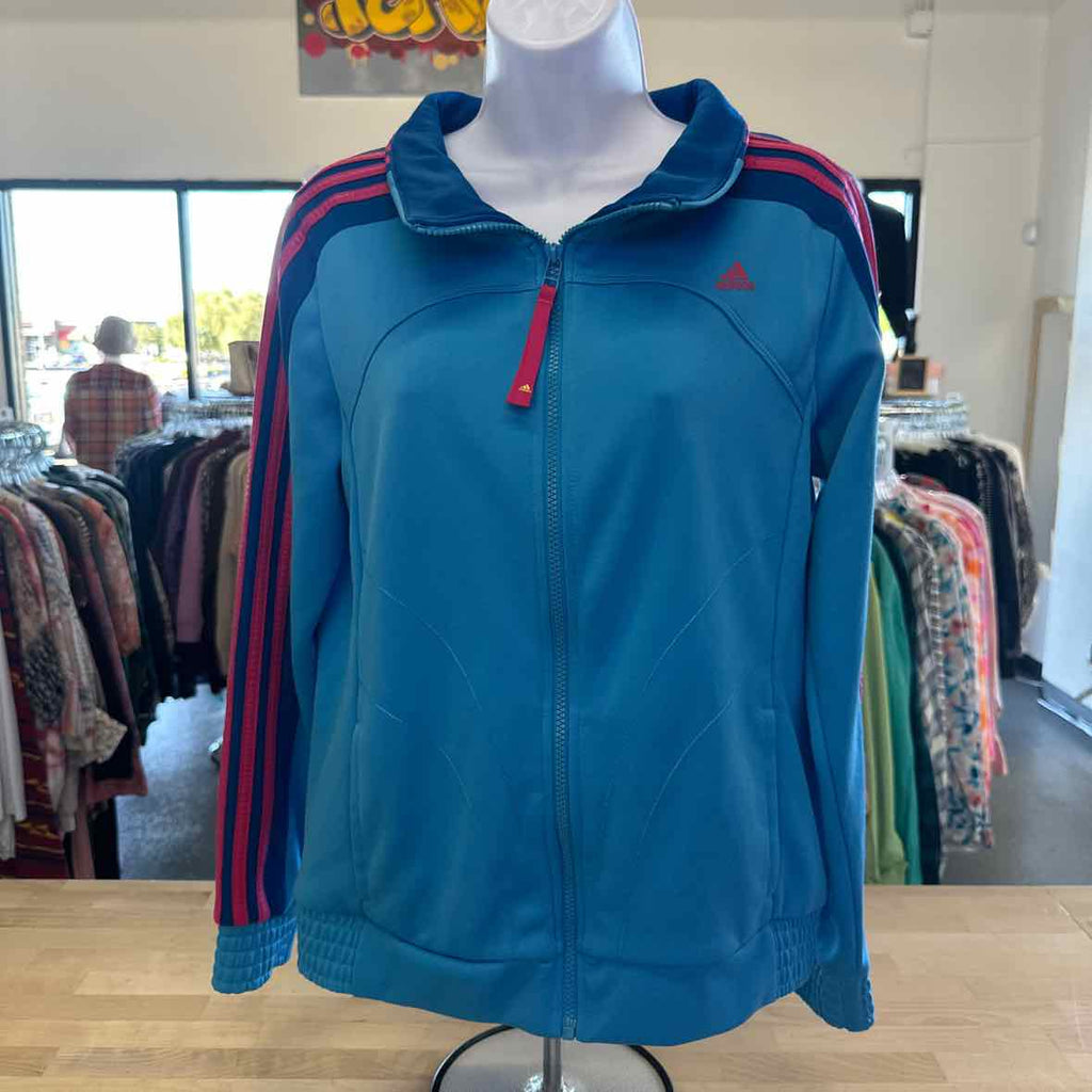 Adidas Size M Blue Jacket