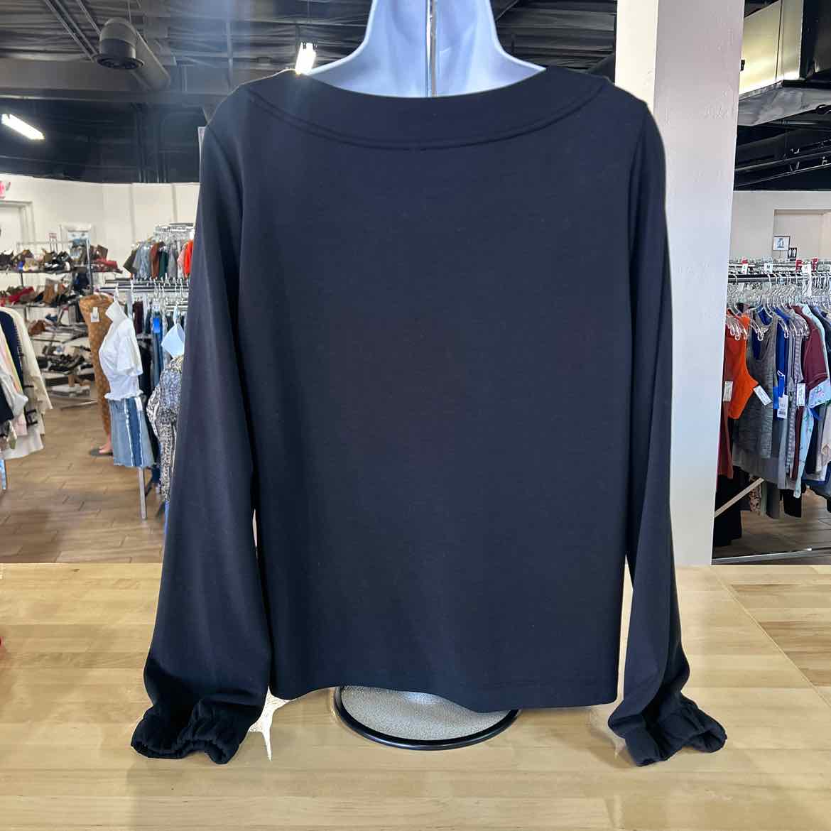 Soma Size L Black Preloved Blouse LS