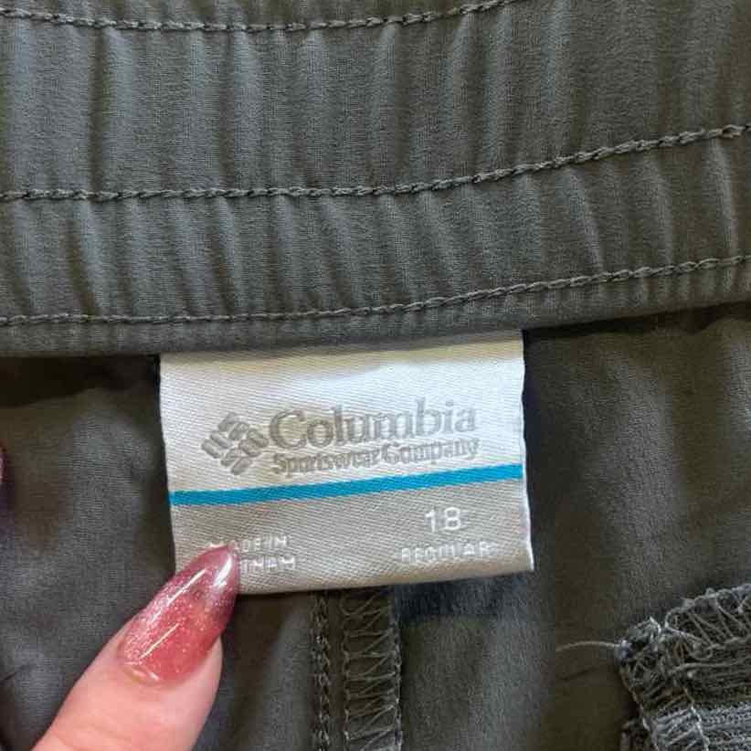 Columbia Size 18 Gray Preloved Athletic Pants