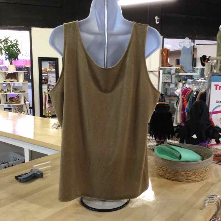 Talbots Size XL Green Preloved Tank