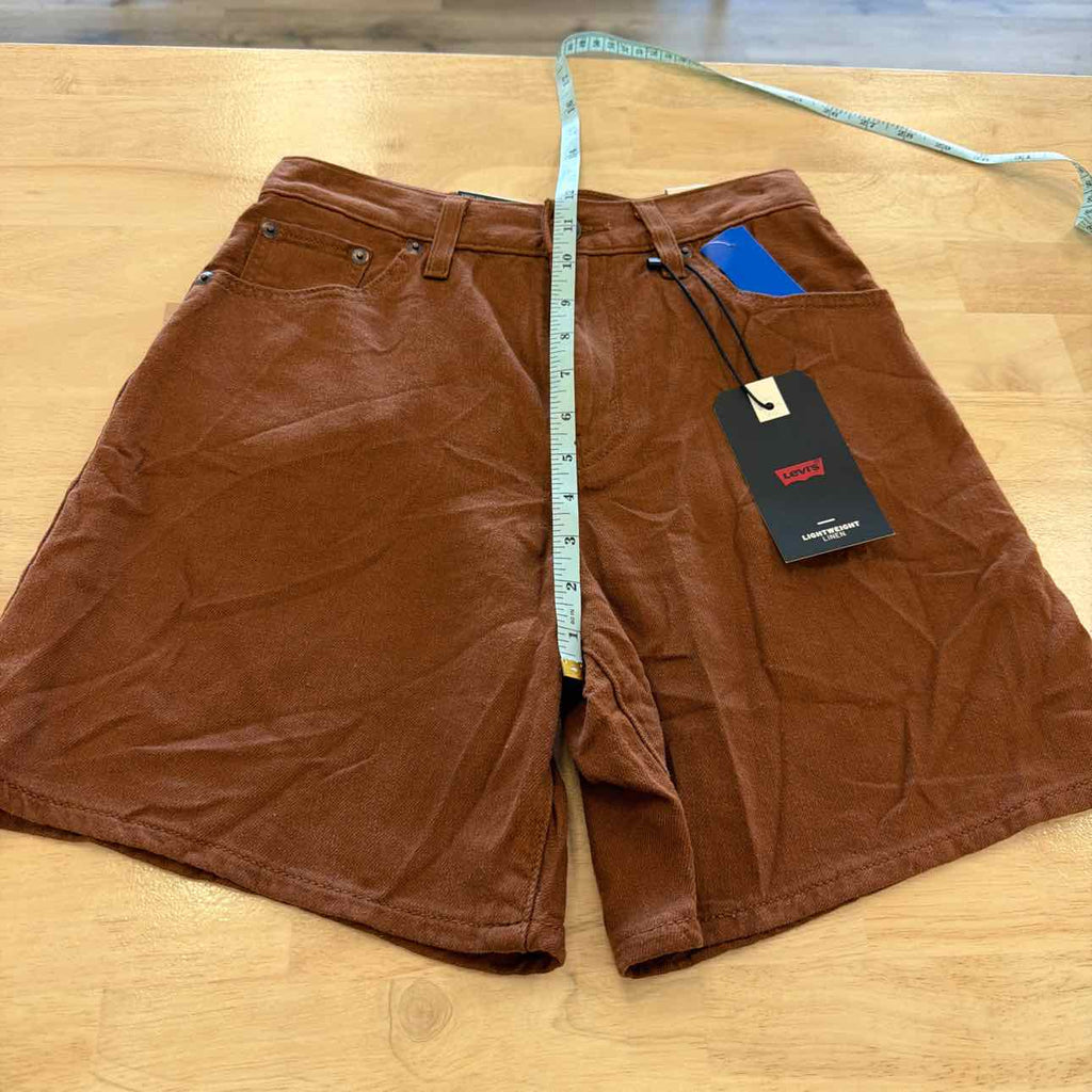 Levi's Women Size 24 Brown New Shorts