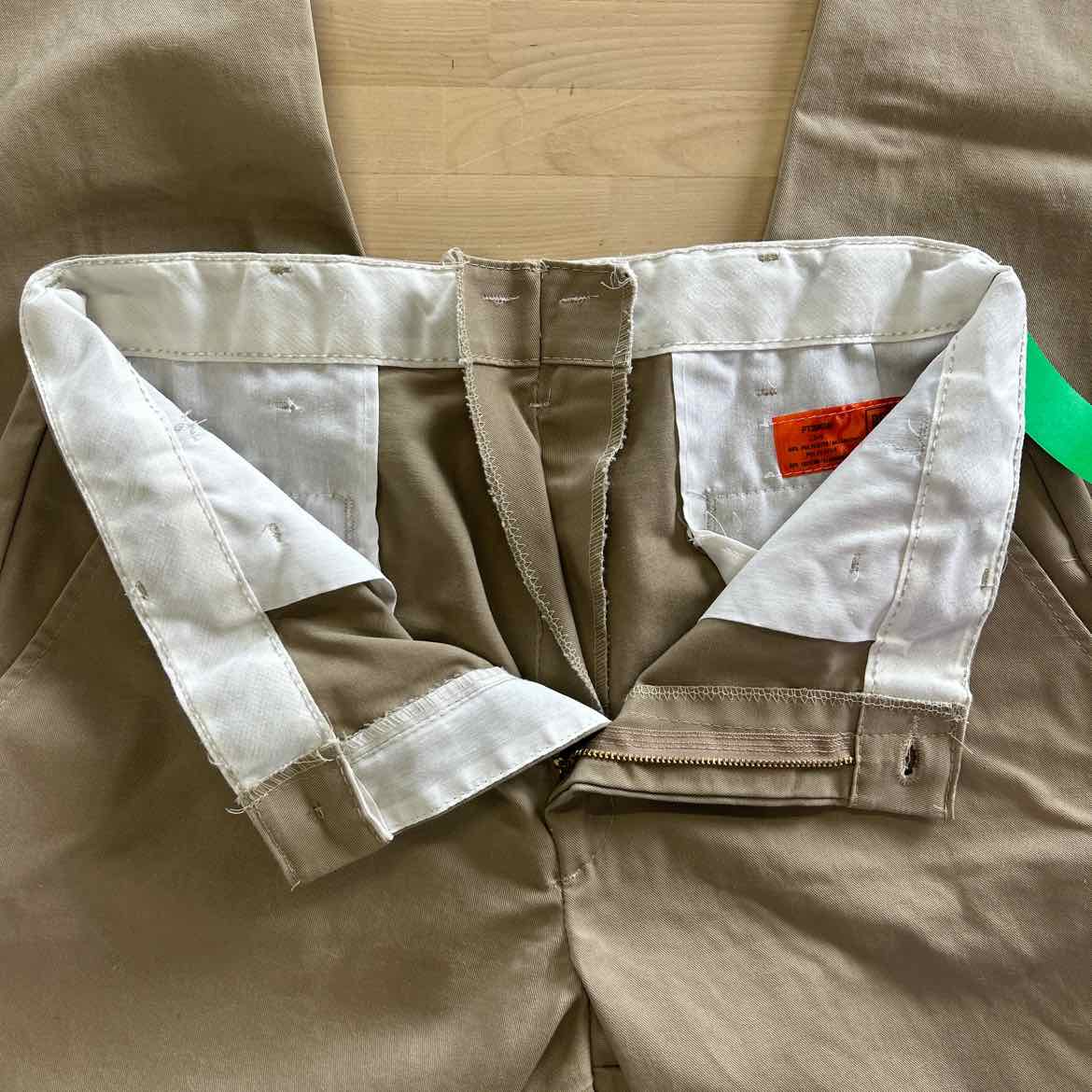 Red Kap Size 34 Tan MENS Pants
