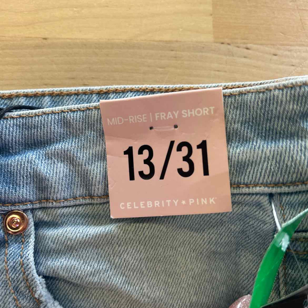 Celebrity Pink Juniors' Mid-Rise Fringe-Cuff Shorts - Dolce Vita - 13