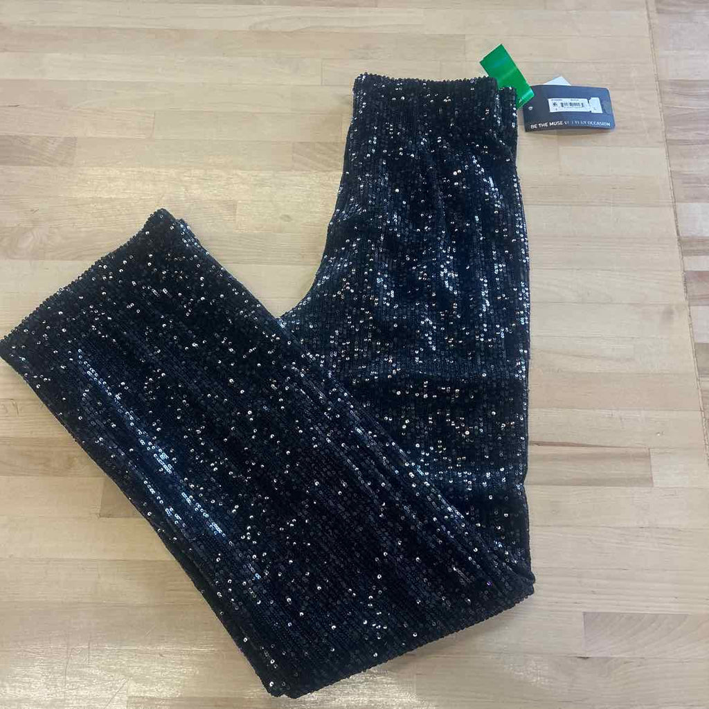 Muse Sequin Pants - Black