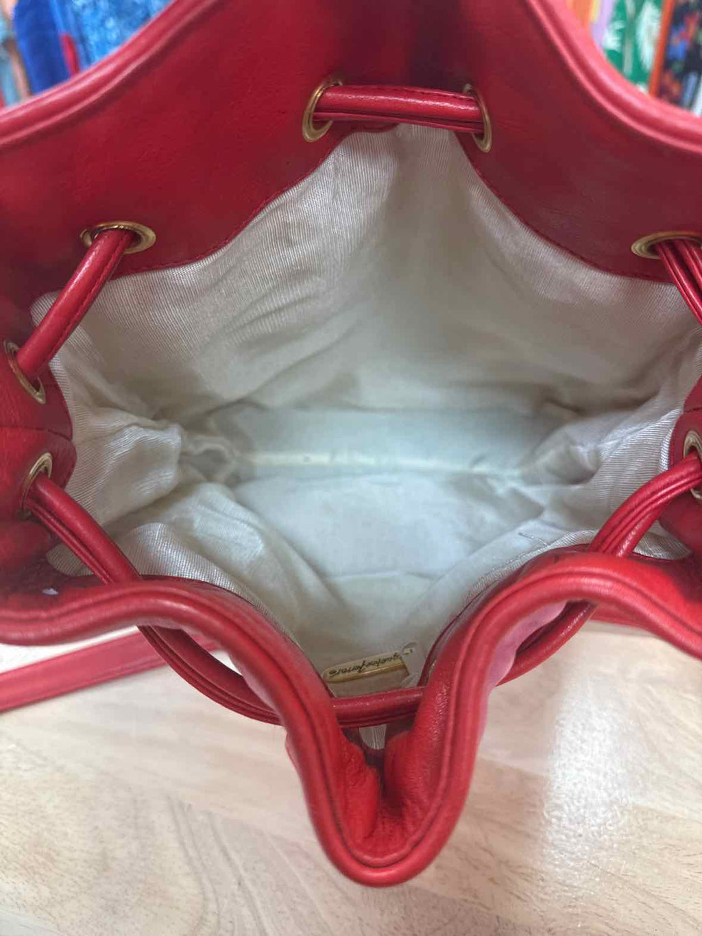 Jacqueline Ferrar Multi bright Bucket Preloved Handbag
