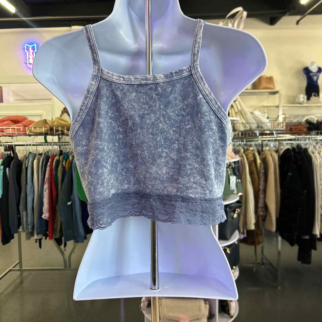 Colsie Size L Blue Preloved Tank