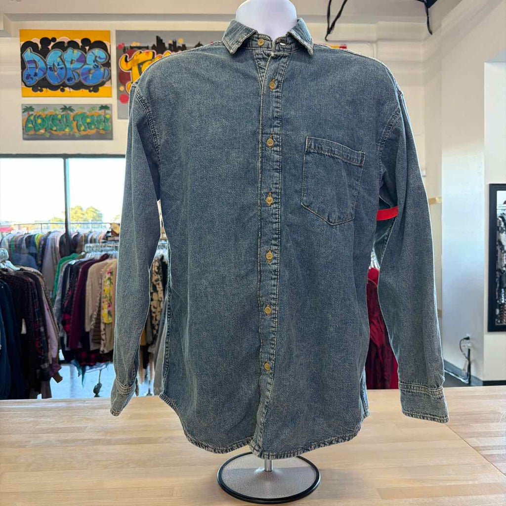 Mode of One Men's Regular-Fit Denim Shirt