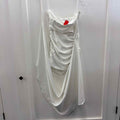 Peppermayo Size 4 White Satin Preloved Mini Dress