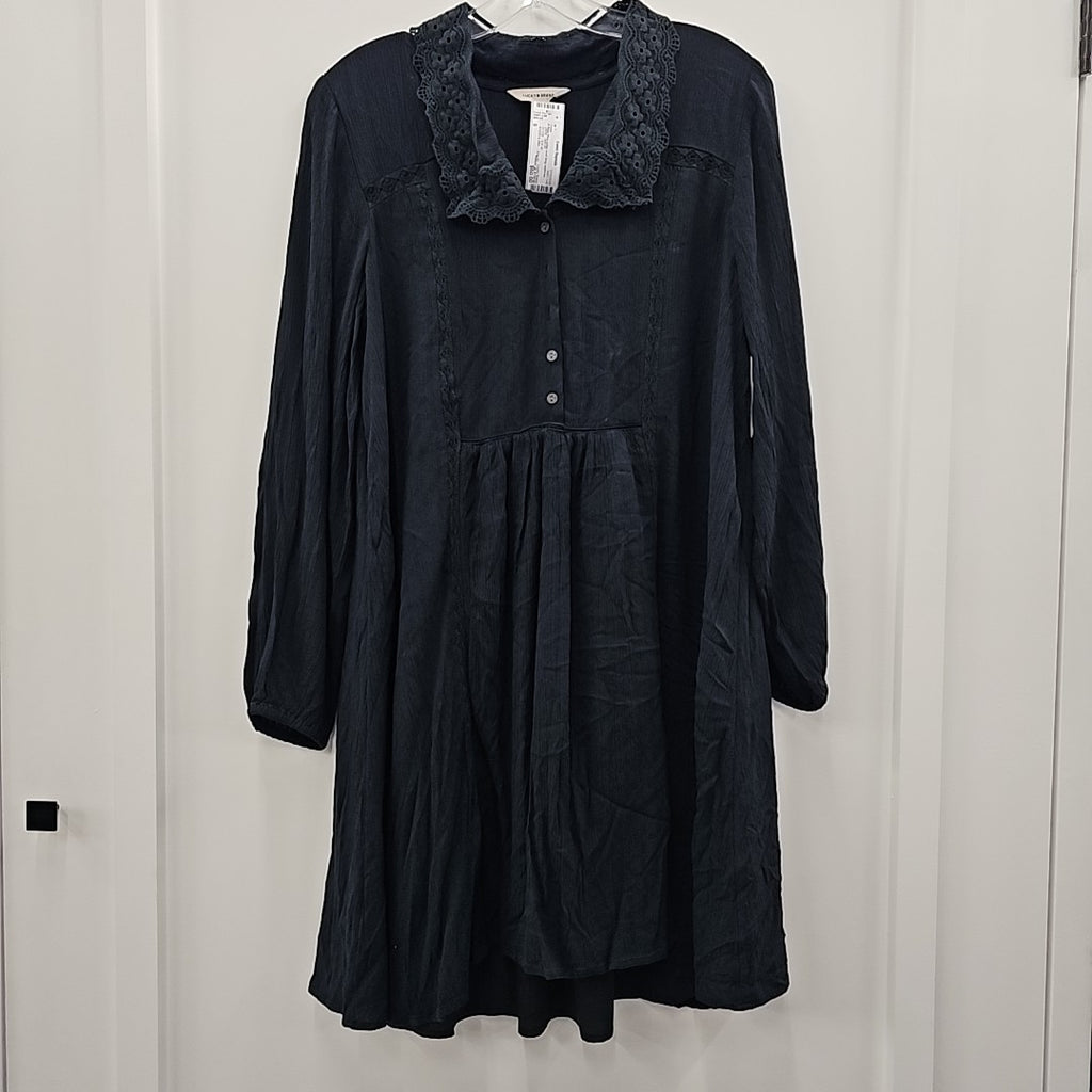 Women's Peter Pan Collar Mini Dress