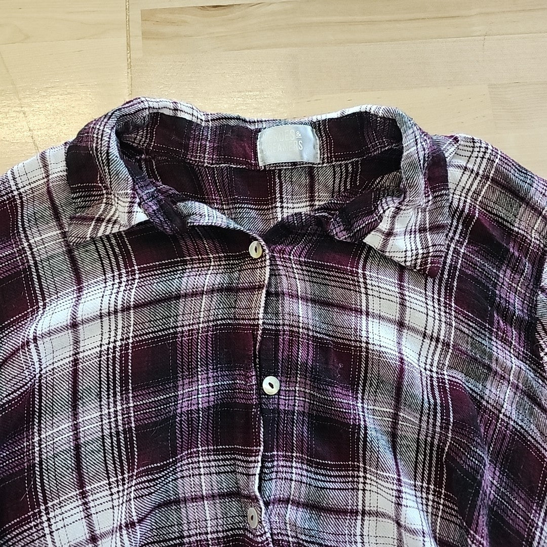 Heroes & Dreamers Size XL Purple flannel