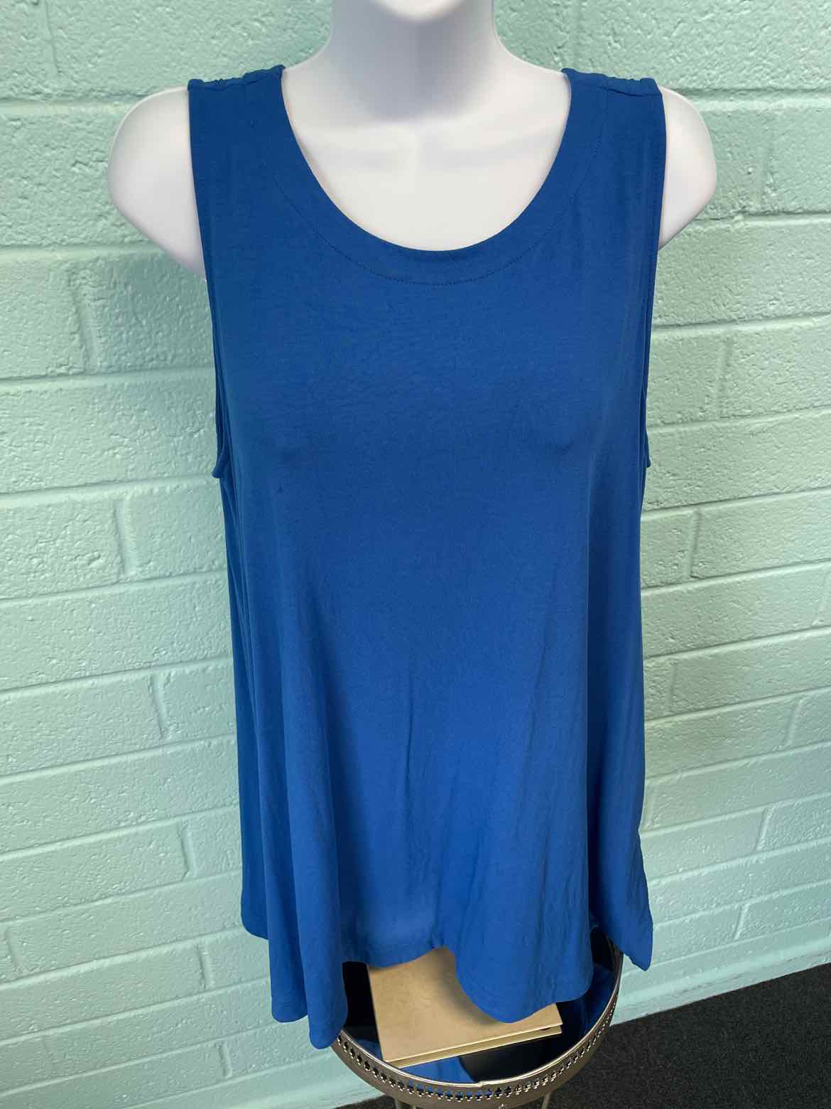 J Jill Size L Royal Blue Sleeveless