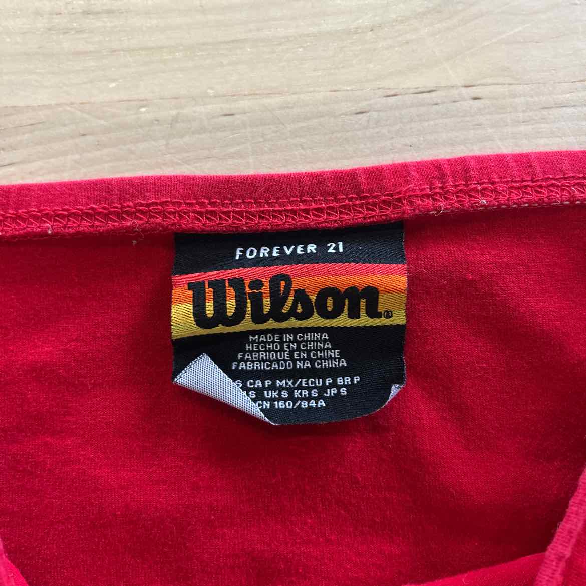 Wilson Size S Red Preloved Tube