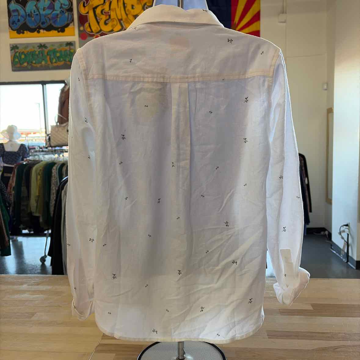 Levi's the Classic Cotton Box-Pleat-Back Long-Sleeve Shirt - Scattered