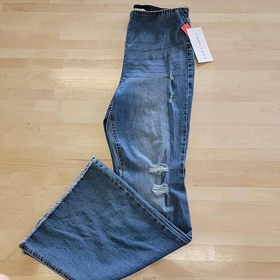 TINSELTOWN Size 15 Blue Denim New Jeans