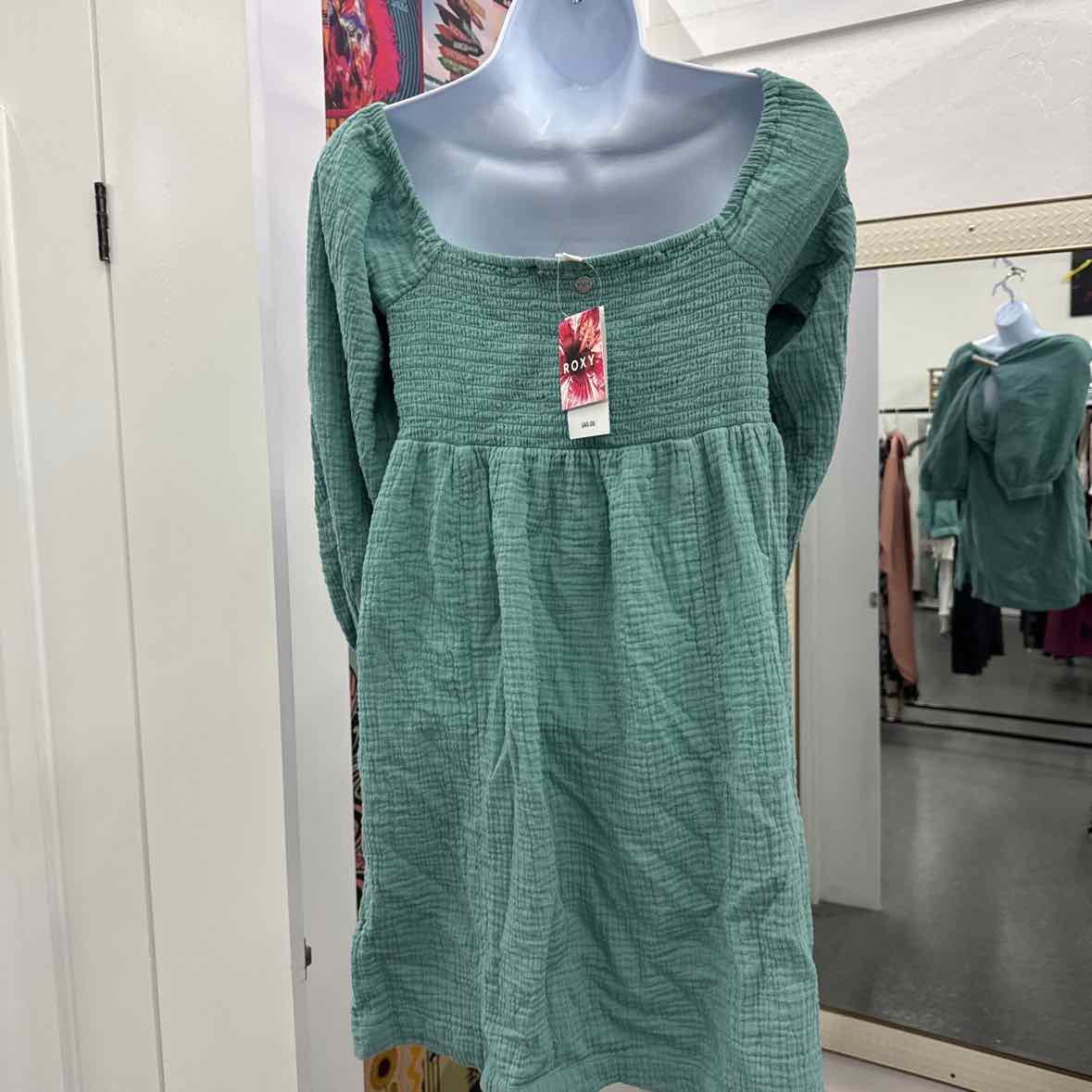 Roxy Size XL Blue green New Mini Dress
