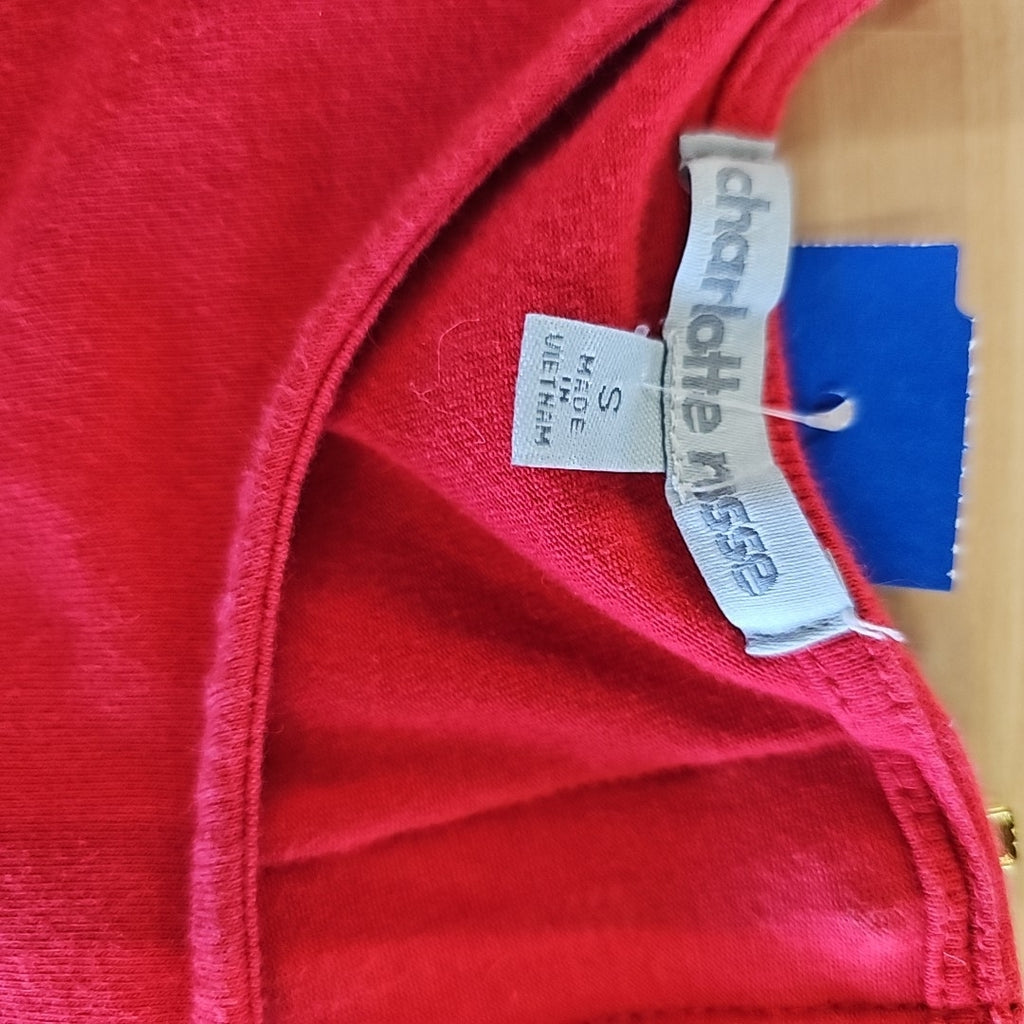Charlotte Russe Size S Red Shirt