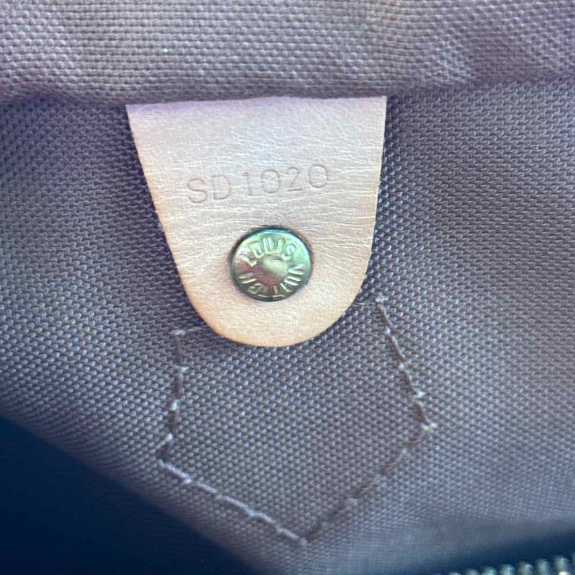 Louis Vuitton Monogram Speedy 35 Satchel Handbag Pre-Owned