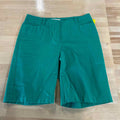 Talbots Women Size 10 Green Preloved Shorts