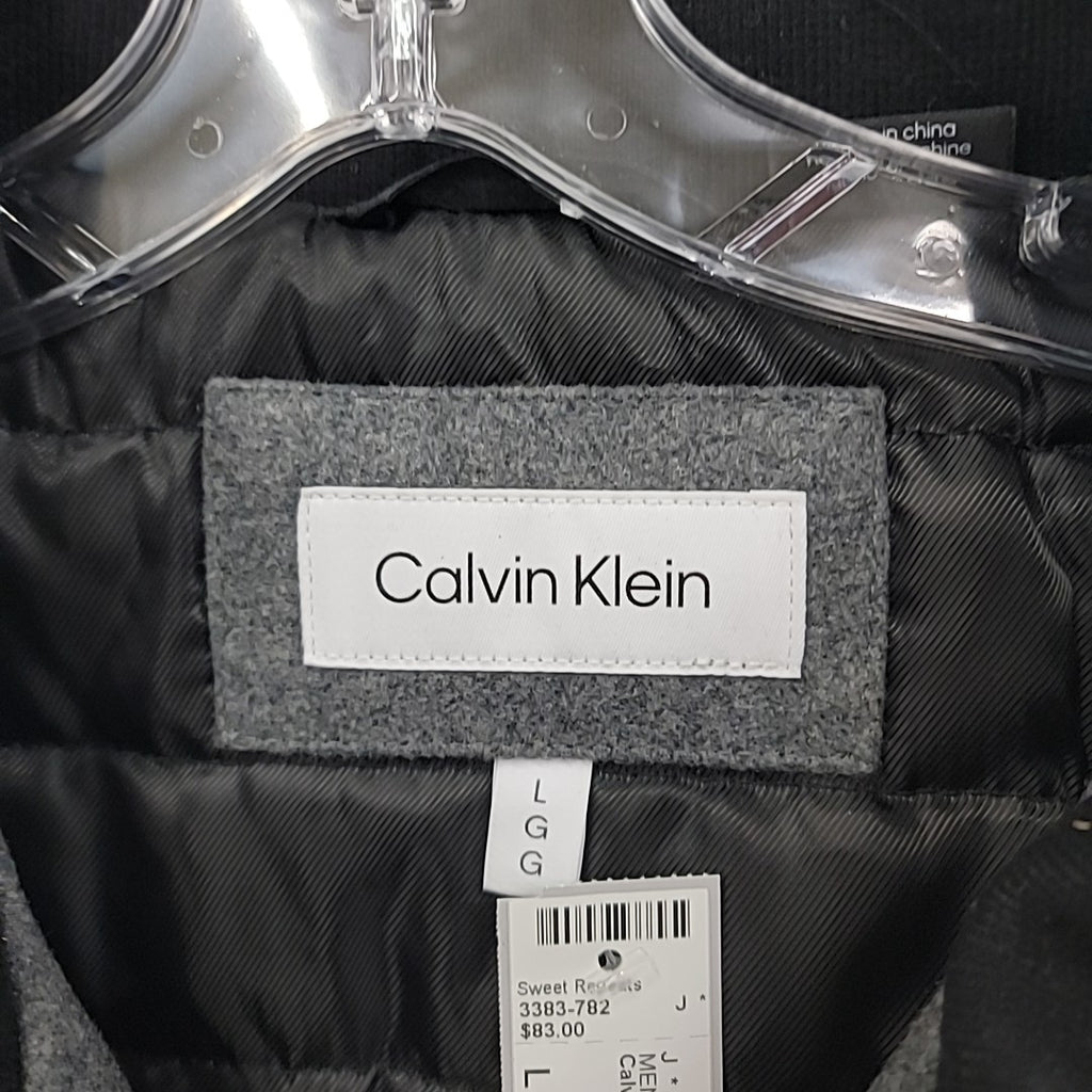 Calvin Klein Men's Size L Gray MENS Jacket