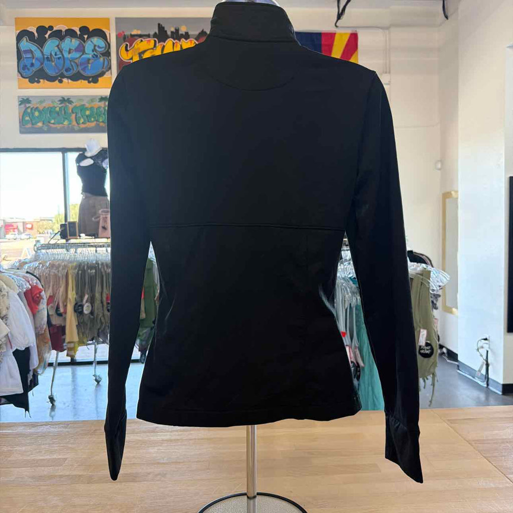 Size XS Black Polyester Spandex Preloved Athletic Jacket