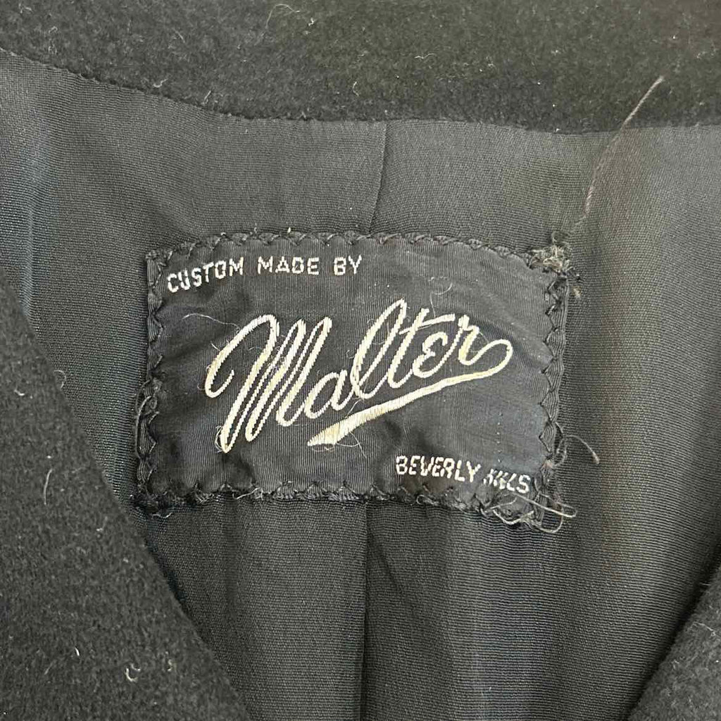 Malter Beverly Hills Size M/L Black Vintage Blazer