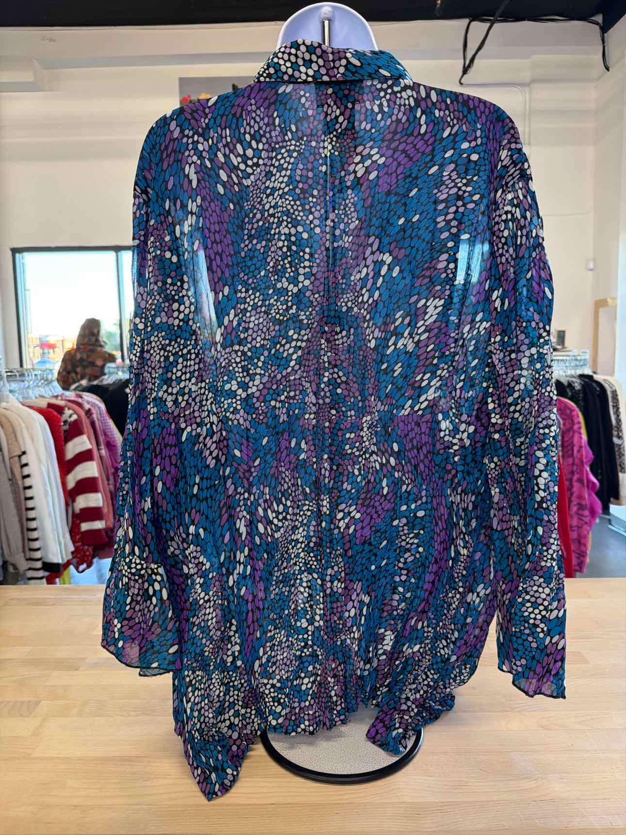Studio 1940 Size 30/32 blue/purple Blouse